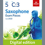 Alan Bullard picture from Festival Sax (from Sixty for Sax) (Grade 5 List C3 from the ABRSM Saxophone syllabus from 2022) released 07/08/2021