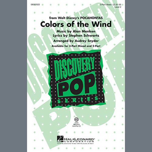 Alan Menken Colors Of The Wind (arr. Audrey Snyd profile image