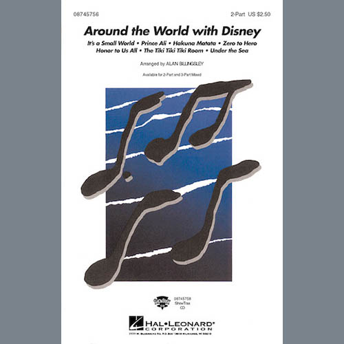 Alan Billingsley Alan Billingsley, Around The World With Disney (Medley), 3-Part Mixed Choir