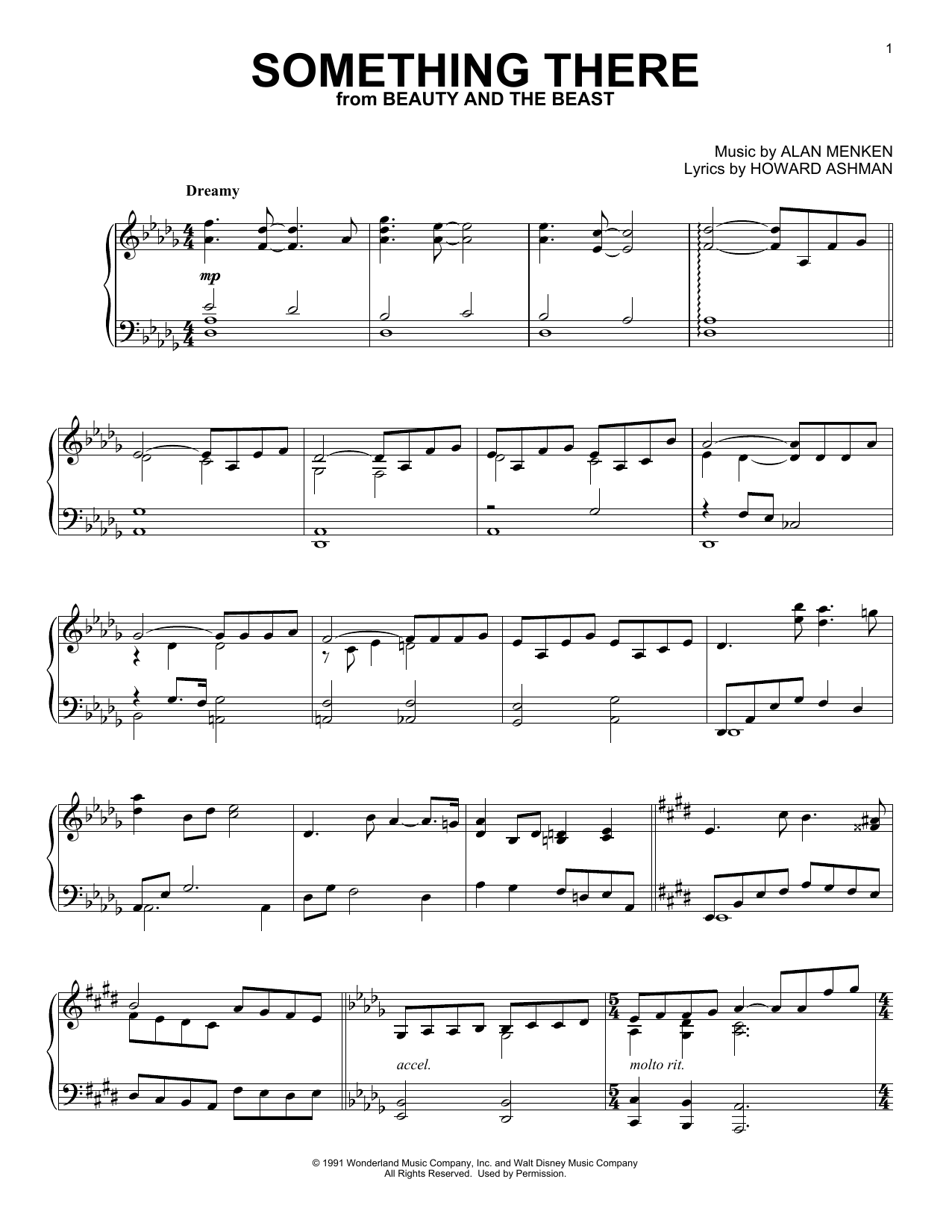 Preview Alan Menken Something There (from Beauty And The Beast) Children sheet music, notes and chords for Piano (Big Notes), SKU: 21269 sheet music, piano notes, chords, guitar tabs, score, transpose, transcribe, how to play, guide, download, learn, tutorial, progression, song, artist, awards, billboard, mtv, vh1, tour, single, album, release
