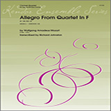 Alan Woy Allegro From Quartet In F (K. 168, Mvt. 4) - Full Score Sheet Music and PDF music score - SKU 359906