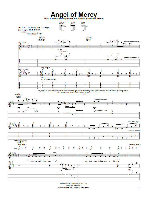 Preview Albert King Angel Of Mercy Blues sheet music, notes and chords for Guitar Tab, SKU: 21753 Download Albert King Angel Of Mercy sheet music and printable PDF score & Blues music notes