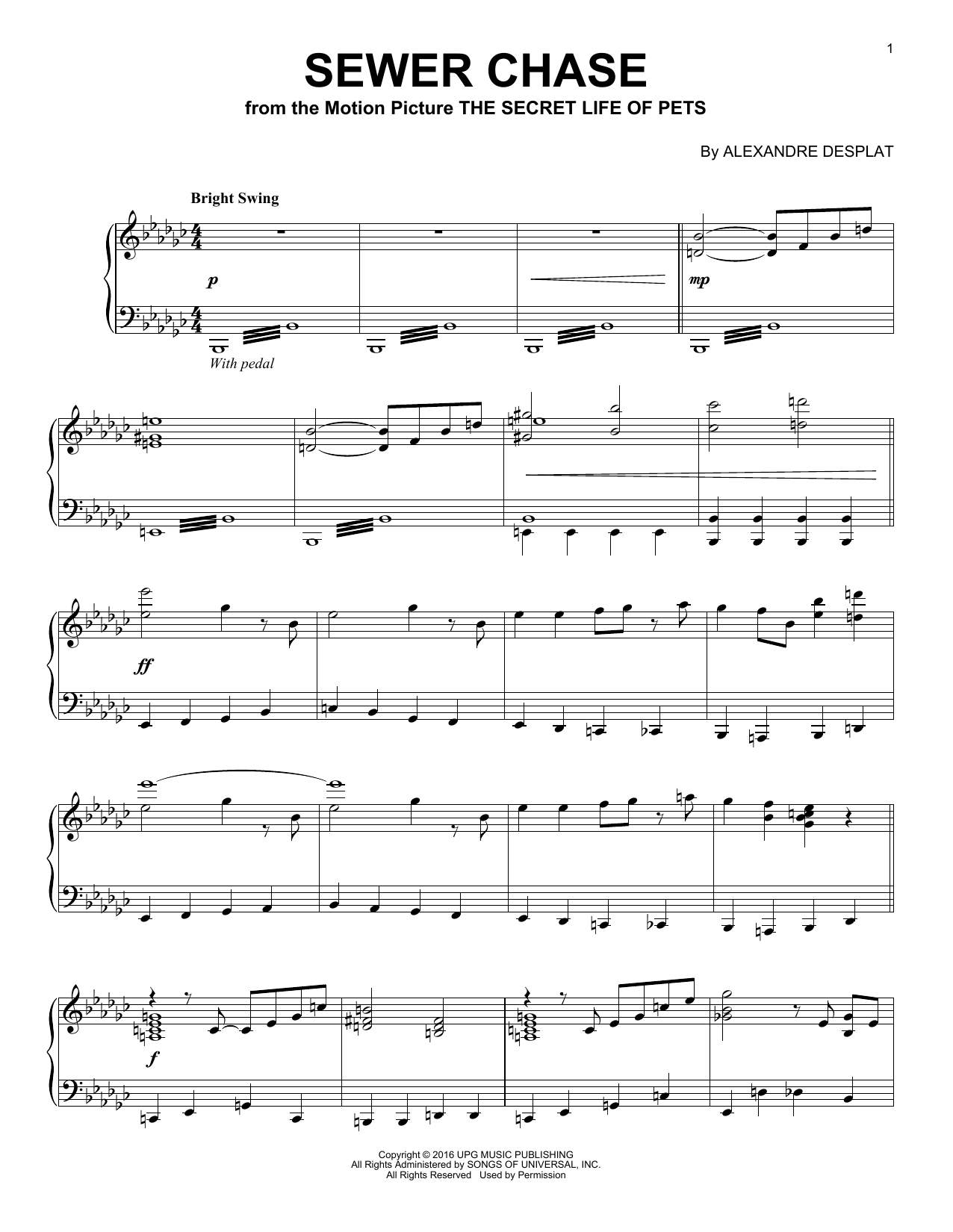 Preview Alexandre Desplat Sewer Chase Children sheet music, notes and chords for Piano, SKU: 176079 sheet music, piano notes, chords, guitar tabs, score, transpose, transcribe, how to play, guide, download, learn, tutorial, progression, song, artist, awards, billboard, mtv, vh1, tour, single, album, release
