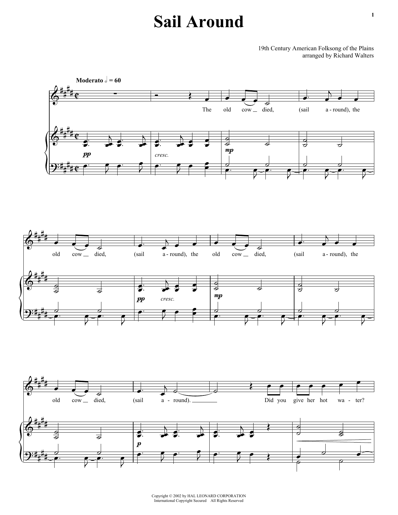 Preview American Folk Song Sail Around Folk sheet music, notes and chords for Piano, Vocal & Guitar (Right-Hand Melody), SKU: 58614 sheet music, piano notes, chords, guitar tabs, score, transpose, transcribe, how to play, guide, download, learn, tutorial, progression, song, artist, awards, billboard, mtv, vh1, tour, single, album, release
