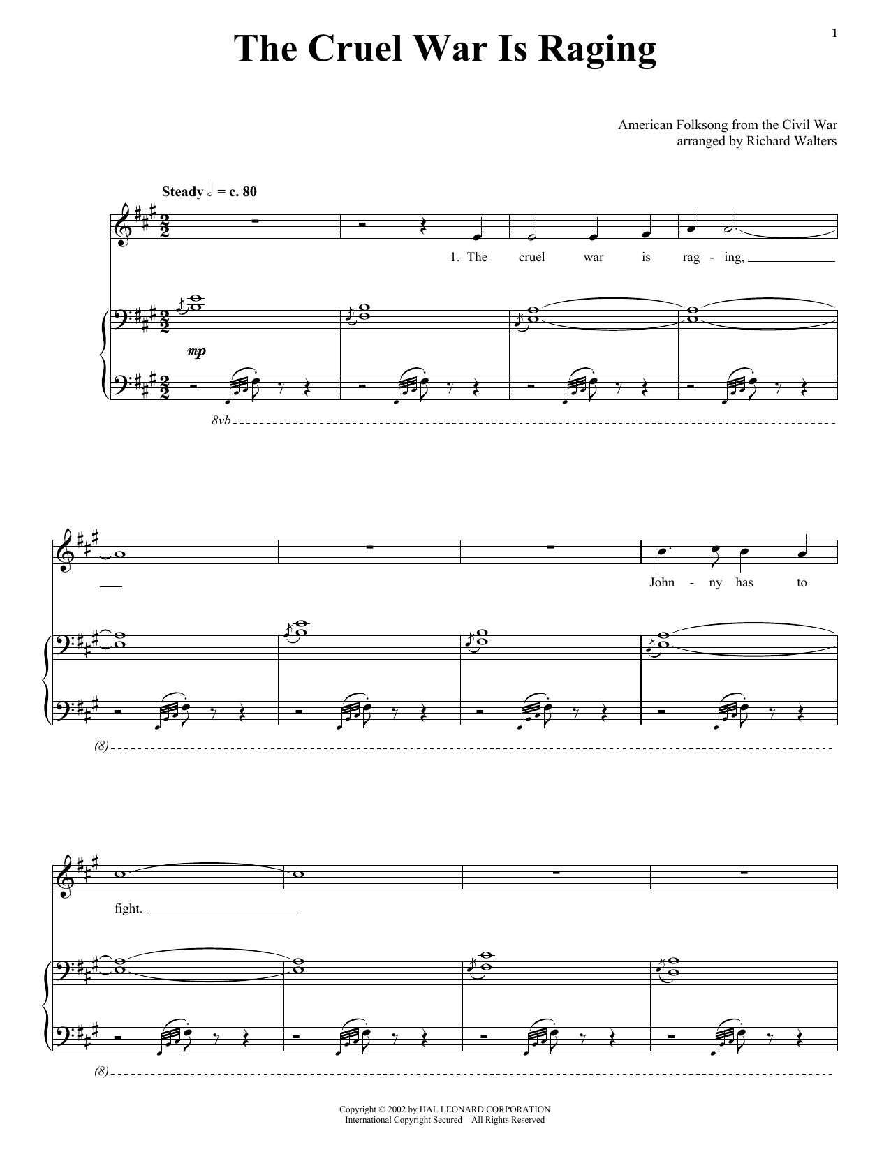 Preview American Folk Song The Cruel War Is Raging Folk sheet music, notes and chords for Piano, Vocal & Guitar (Right-Hand Melody), SKU: 21338 sheet music, piano notes, chords, guitar tabs, score, transpose, transcribe, how to play, guide, download, learn, tutorial, progression, song, artist, awards, billboard, mtv, vh1, tour, single, album, release
