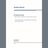 André Jolivet picture from Concerto for Bassoon, transcription for Bass Clarinet released 10/09/2024