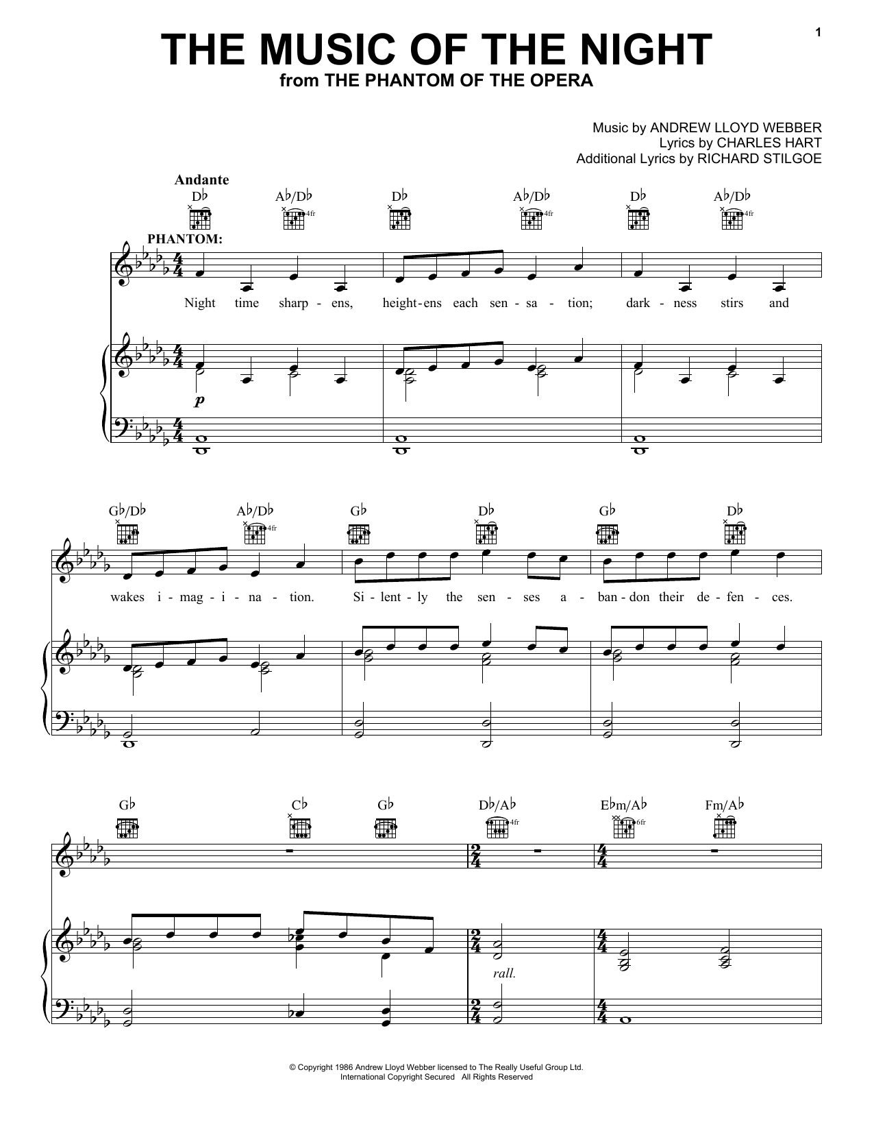 Preview Andrew Lloyd Webber The Music Of The Night Broadway sheet music, notes and chords for Voice, SKU: 195888 sheet music, piano notes, chords, guitar tabs, score, transpose, transcribe, how to play, guide, download, learn, tutorial, progression, song, artist, awards, billboard, mtv, vh1, tour, single, album, release