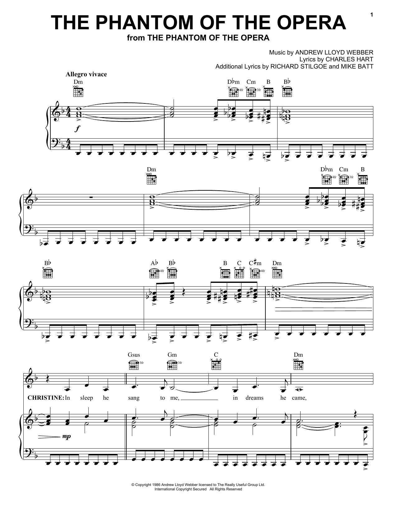 Preview Andrew Lloyd Webber The Phantom Of The Opera Broadway sheet music, notes and chords for Educational Piano, SKU: 195839 sheet music, piano notes, chords, guitar tabs, score, transpose, transcribe, how to play, guide, download, learn, tutorial, progression, song, artist, awards, billboard, mtv, vh1, tour, single, album, release