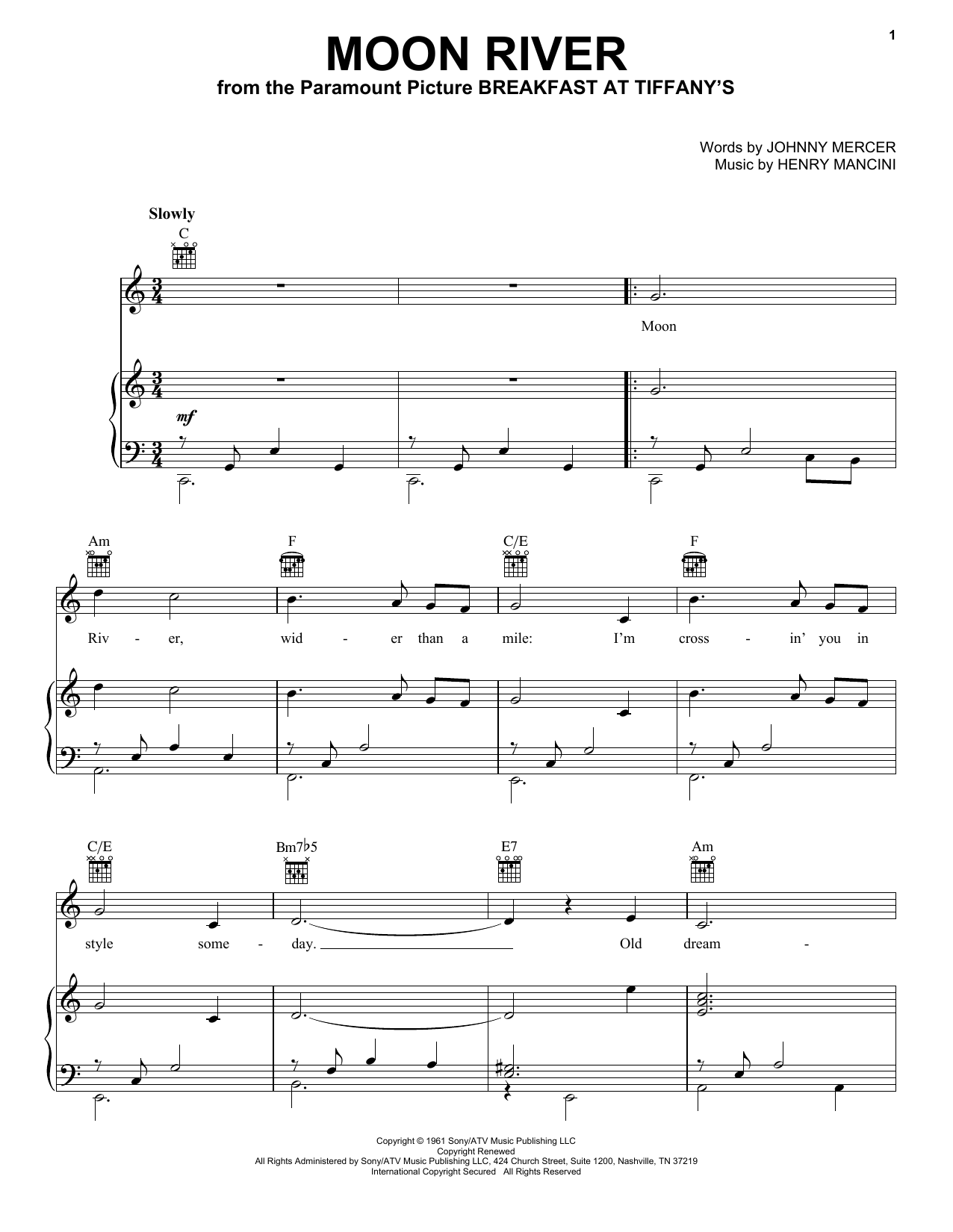 Preview Andy Williams Moon River Film and TV sheet music, notes and chords for Keyboard, SKU: 47766 sheet music, piano notes, chords, guitar tabs, score, transpose, transcribe, how to play, guide, download, learn, tutorial, progression, song, artist, awards, billboard, mtv, vh1, tour, single, album, release
