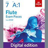 Anna Bon di Venezia Allegro moderato (from Sonata in D) (Grade 7 List A1 from the ABRSM Flute syllabus from 2022) Sheet Music and PDF music score - SKU 494155
