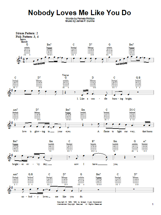 Preview Anne Murray Nobody Loves Me Like You Do Folk sheet music, notes and chords for Lyrics & Chords, SKU: 82194 sheet music, piano notes, chords, guitar tabs, score, transpose, transcribe, how to play, guide, download, learn, tutorial, progression, song, artist, awards, billboard, mtv, vh1, tour, single, album, release