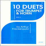 Arthur Frackenpohl 10 Duets For Trumpet And Horn Sheet Music and PDF music score - SKU 124833