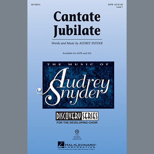 Audrey Snyder Cantate Jubilate profile image