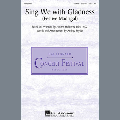 Anthony Holborne Sing We With Gladness (Festive Madri profile image