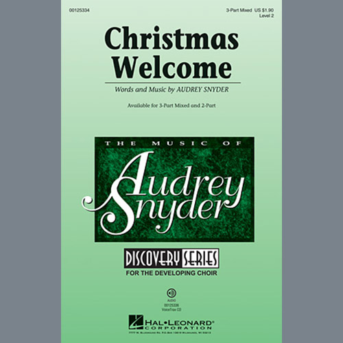 Audrey Snyder Christmas Welcome Sheet Music and PDF music score - SKU 151983
