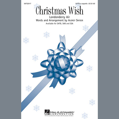 Audrey Snyder Audrey Snyder, Christmas Wish, SATB