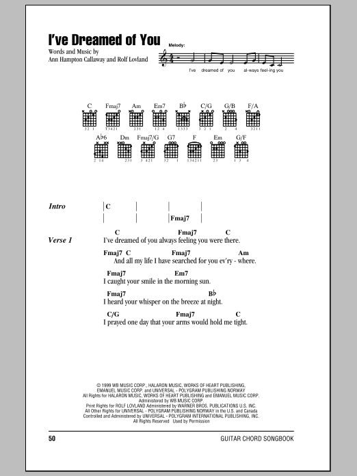 Preview Barbra Streisand I've Dreamed Of You Jazz sheet music, notes and chords for Lyrics & Chords, SKU: 82185 sheet music, piano notes, chords, guitar tabs, score, transpose, transcribe, how to play, guide, download, learn, tutorial, progression, song, artist, awards, billboard, mtv, vh1, tour, single, album, release