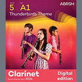 Barry Gray picture from Thunderbirds Theme (Grade 5, list A1, from the ABRSM Clarinet Syllabus from 2026) released 06/02/2025