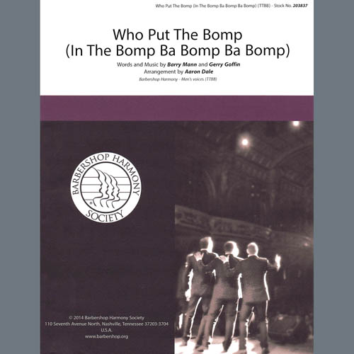 Barry Mann Who Put The Bomp (In The Bomp Ba Bom profile image