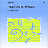 Beck Fragments For Timpani Sheet Music and PDF music score - SKU 124741