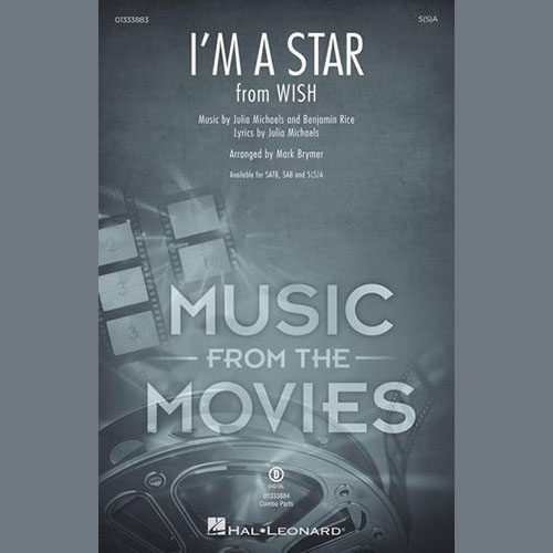 Benjamin Rice and Julia Michaels I'm A Star (from Wish) (arr. Mark Br profile image
