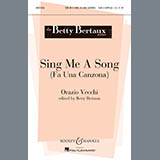 Betty Bertaux Sing Me A Song (Fa Una Canzona) Sheet Music and PDF music score - SKU 93134