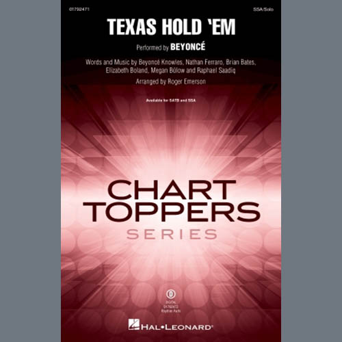 Beyoncé Texas Hold 'Em (arr. Roger Emerson) profile image