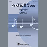 Billy Joel picture from And So It Goes (arr. Audrey Snyder) released 08/26/2018