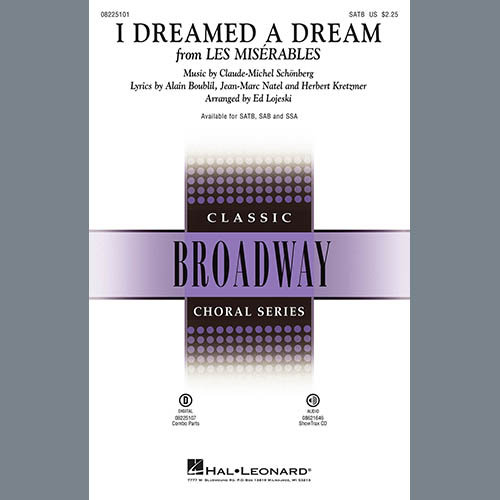Boublil and Schonberg profile Boublil and Schonberg I Dreamed A Dream (from Les Miserables) (arr. Ed Lojeski) profile image