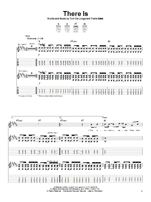 Download Box Car Racer There Is sheet music and printable PDF score & Rock music notes