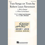Bret L. Silverman picture from Two Songs On Texts By Robert Louis Stevenson released 12/27/2011