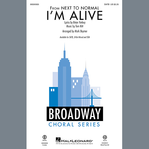 Brian Yorkey & Tom Kitt I'm Alive (from Next To Normal) (arr profile image