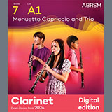 Carl Maria von Weber picture from Menuetto Capriccio and Trio (Grade 7, list A1, from the ABRSM Clarinet Syllabus from 2026) released 06/02/2025