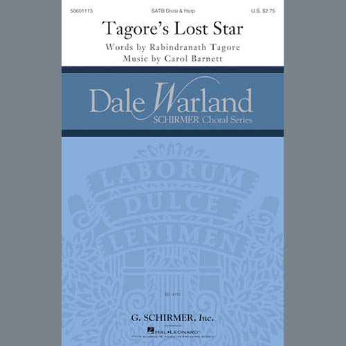 Carol Barnett profile Carol Barnett Tagore's Lost Star profile image