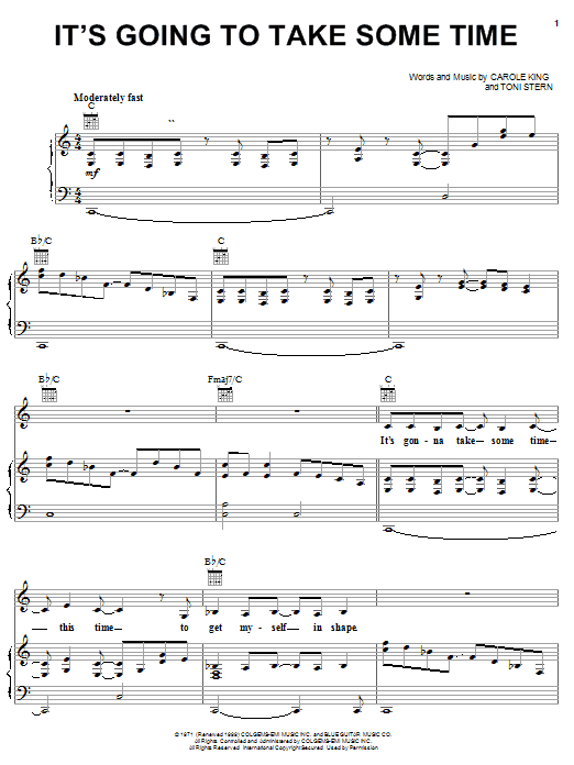 Preview Carpenters It's Going To Take Some Time Pop sheet music, notes and chords for Piano (Big Notes), SKU: 58439 sheet music, piano notes, chords, guitar tabs, score, transpose, transcribe, how to play, guide, download, learn, tutorial, progression, song, artist, awards, billboard, mtv, vh1, tour, single, album, release