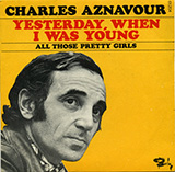 Charles Aznavour picture from Yesterday When I Was Young released 09/07/2001