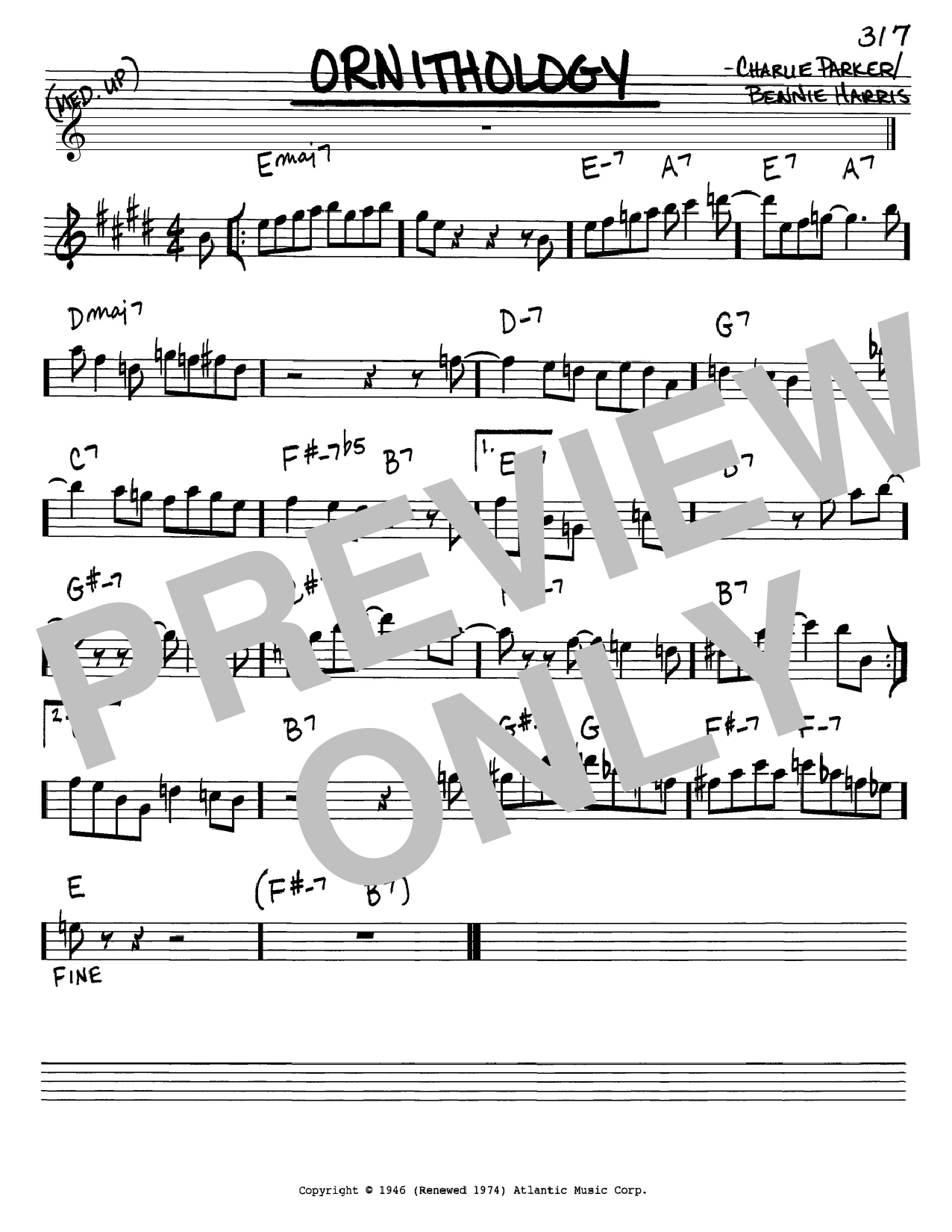 Preview Will Hudson Ornithology Jazz sheet music, notes and chords for Piano, SKU: 17456 sheet music, piano notes, chords, guitar tabs, score, transpose, transcribe, how to play, guide, download, learn, tutorial, progression, song, artist, awards, billboard, mtv, vh1, tour, single, album, release