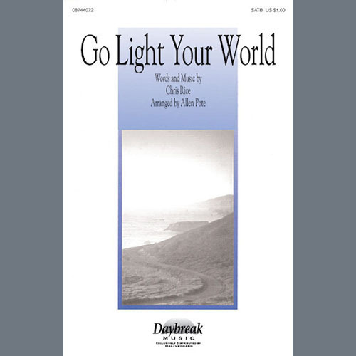 Chris Rice Go Light Your World (arr. Allen Pote profile image