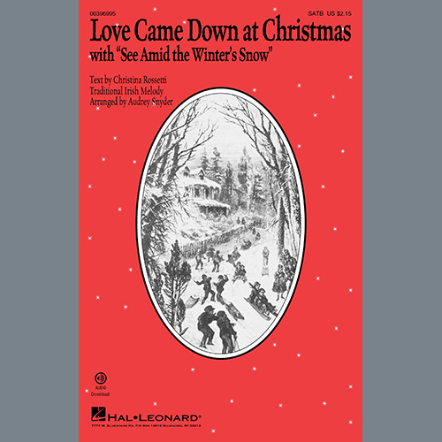 Christina Rossetti Love Came Down At Christmas (with 