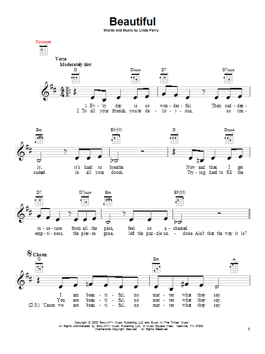 Preview Christina Aguilera & Beverly McClellan Beautiful Pop sheet music, notes and chords for Piano, SKU: 170197 sheet music, piano notes, chords, guitar tabs, score, transpose, transcribe, how to play, guide, download, learn, tutorial, progression, song, artist, awards, billboard, mtv, vh1, tour, single, album, release