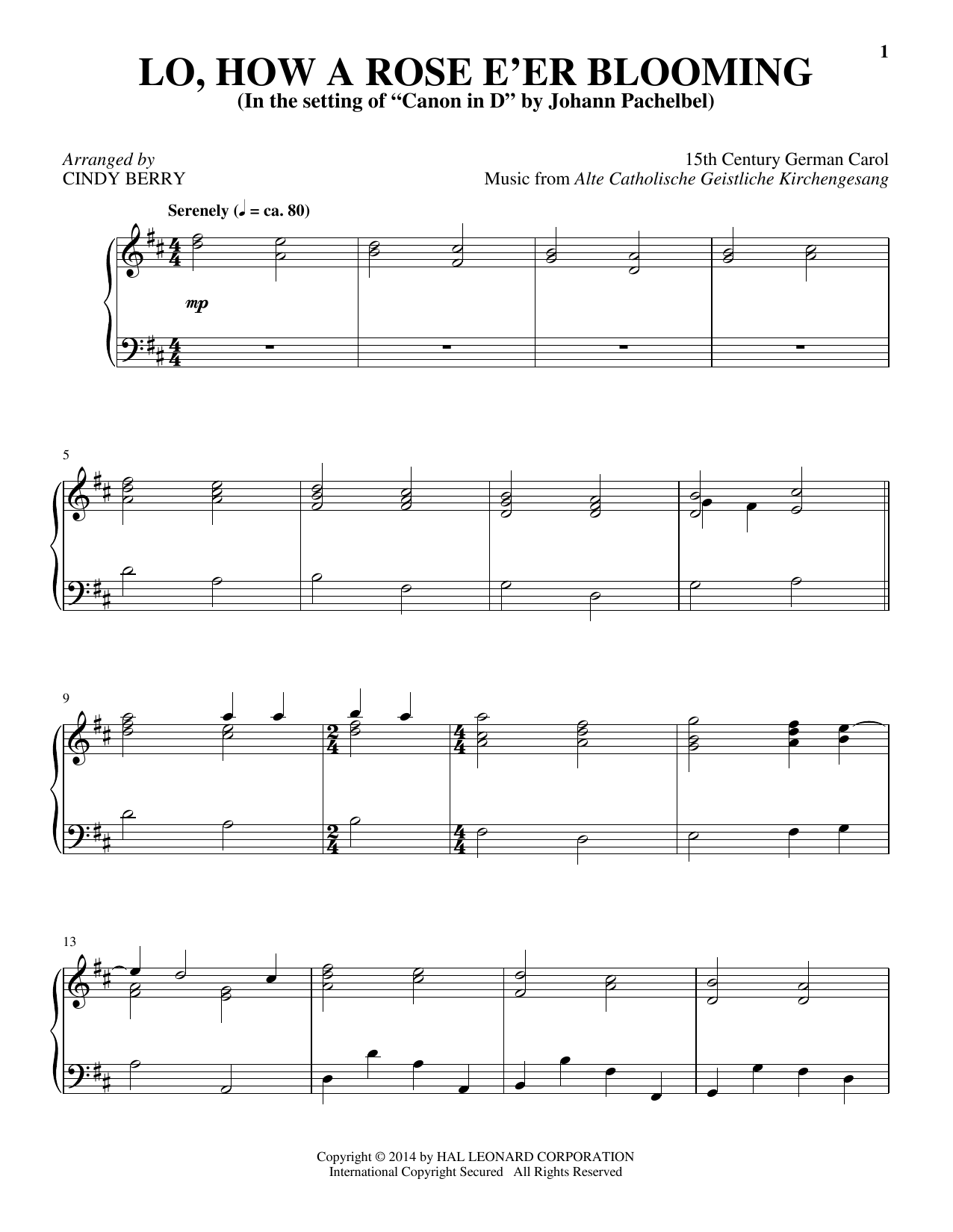 Preview Cindy Berry Lo, How A Rose E'er Blooming Winter sheet music, notes and chords for Piano, SKU: 154306 sheet music, piano notes, chords, guitar tabs, score, transpose, transcribe, how to play, guide, download, learn, tutorial, progression, song, artist, awards, billboard, mtv, vh1, tour, single, album, release