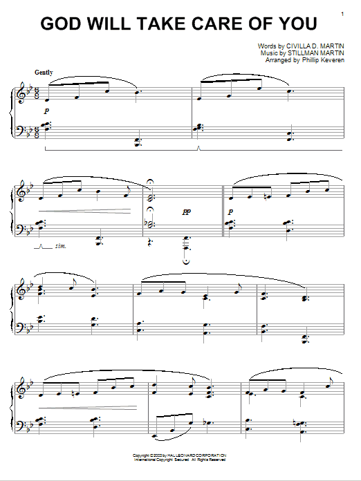Preview Civilla D. Martin God Will Take Care Of You Hymn sheet music, notes and chords for Lyrics & Chords, SKU: 82354 Download Civilla D. Martin God Will Take Care Of You sheet music and printable PDF score & Hymn music notes