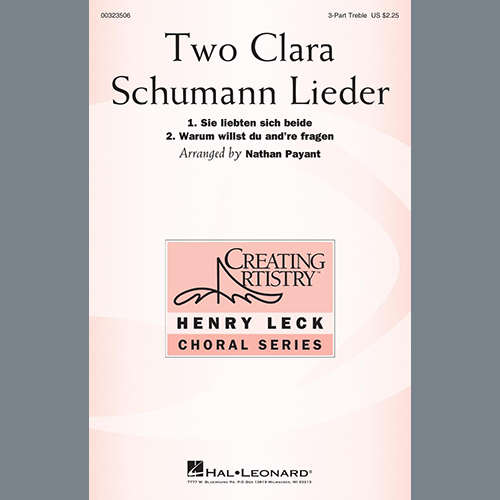 Clara Schumann Two Clara Schumann Lieder (arr. Nath profile image