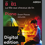 Claude Debussy picture from La fille aux cheveux de lin (Grade 8, list B1, from the ABRSM Piano Syllabus 2025 & 2026) released 06/07/2024