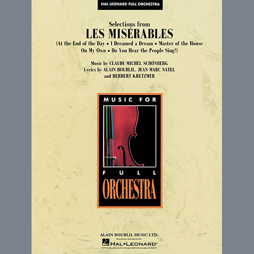 Claude Michael Schonberg Selections From Les Miserables Arr Bob Lowden Trumpet 3 Sheet Music Download Printable Broadway Pdf Full Orchestra Score Sku 4116
