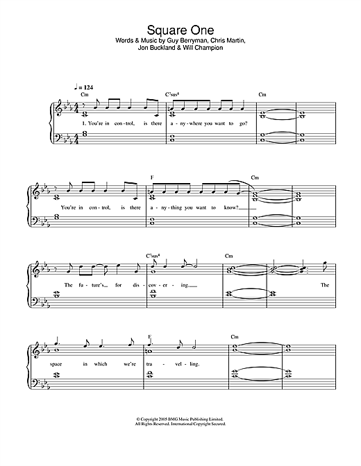 Preview Coldplay Square One Pop sheet music, notes and chords for Guitar Tab, SKU: 32260 Download Coldplay Square One sheet music and printable PDF score & Pop music notes