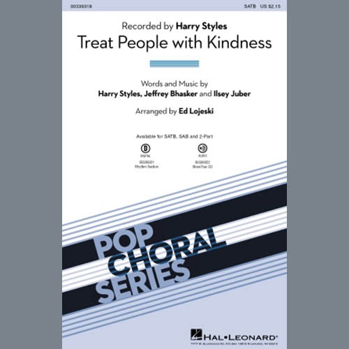 Harry Styles Treat People With Kindness (arr. Ed Lojeski) 448570