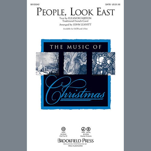Traditional French Carol People, Look East (arr. John Leavitt) 451745