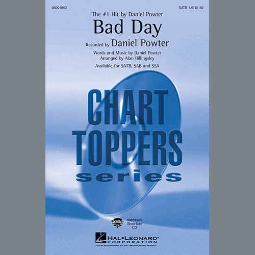 Daniel Powter Bad Day (arr. Alan Billingsley) profile image