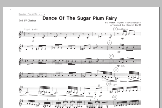 Dance of the sugar plum fairy bass clarinet clearance